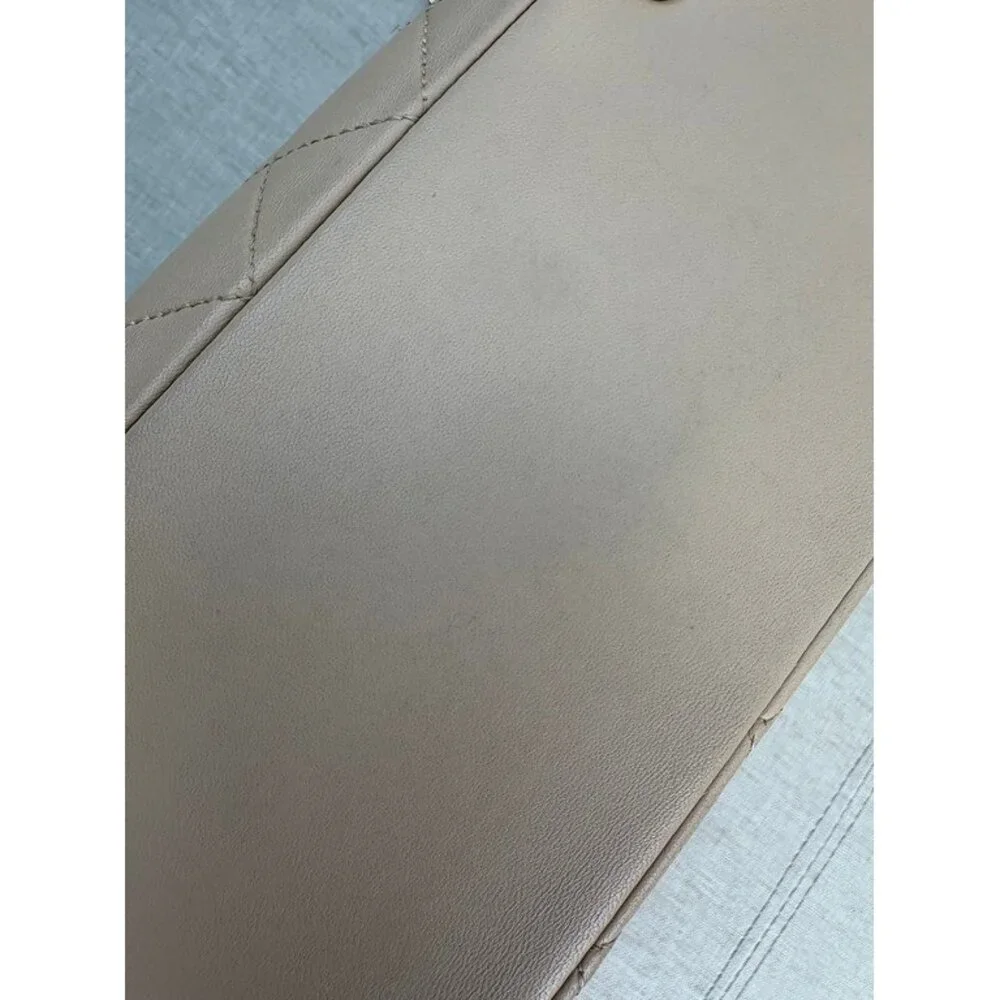 CHANEL Pink Aged Calfskin Reissue 224 Mini GHW